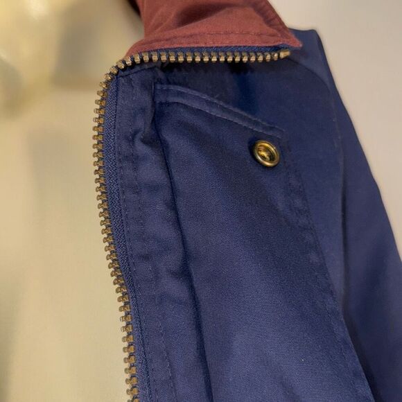 Vintage Blue Severn London Fog Mens Insulated Parka Coat Size Medium - Picture 5 of 13